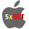 Aplicativo 5xbet para iOS