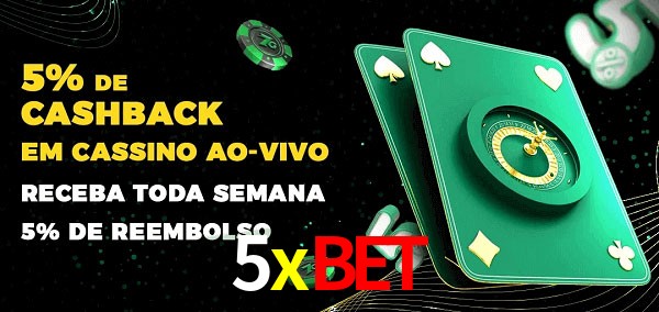 Promoções do cassino ao Vivo 5xbet